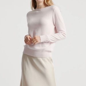 NWT! 100% pastel pink cashmere sweater